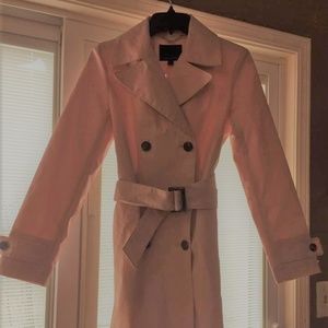 NWT XS Banana Republic Elephant Pink Trench Coat